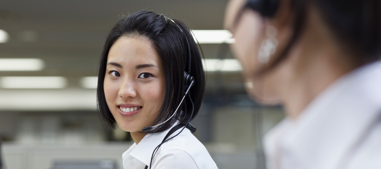 call center woman