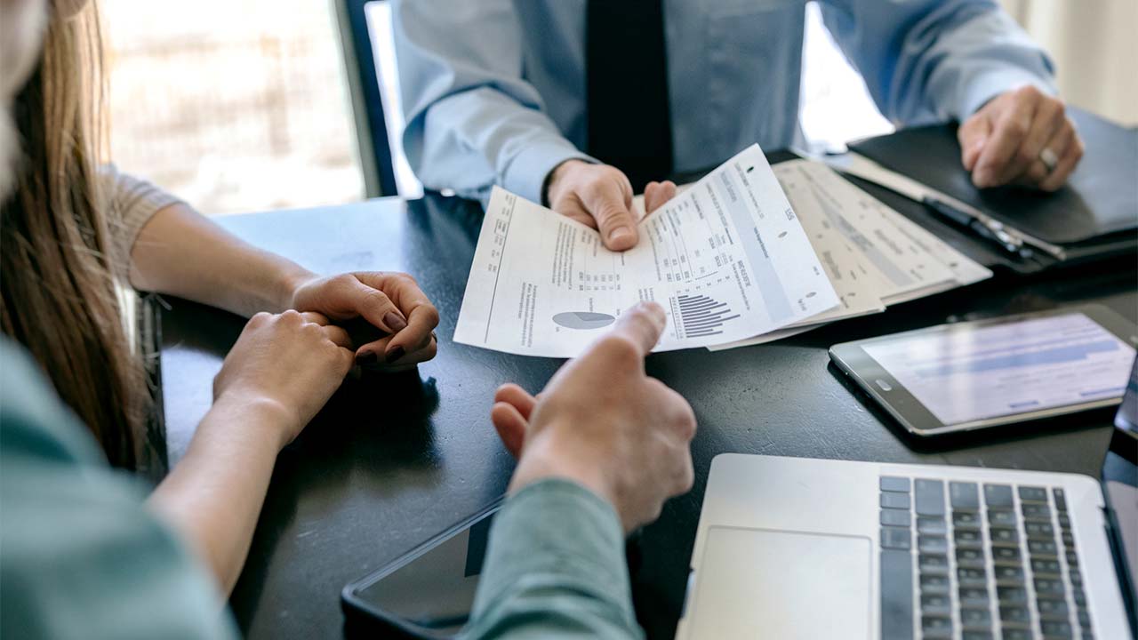 sharing banks and financial institutions documents in meeting