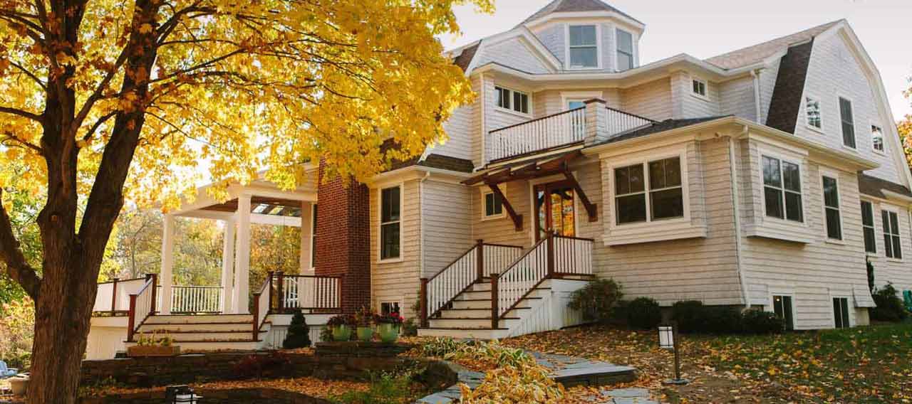 house in greens