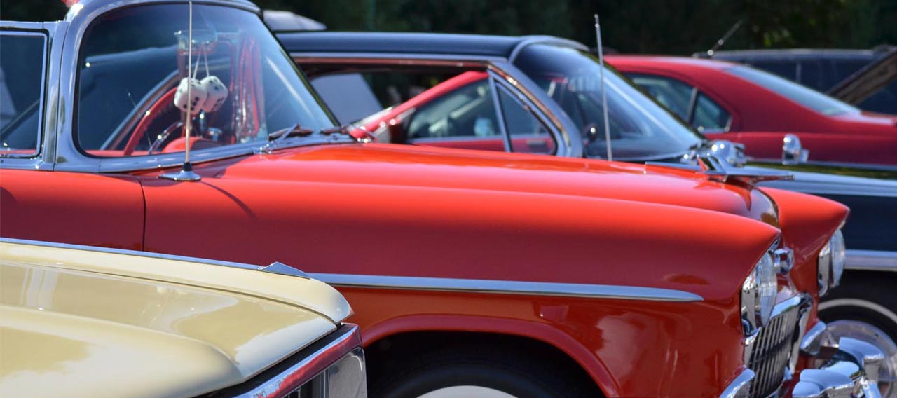 classic red car