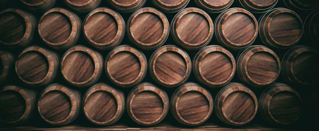 barrels of wine